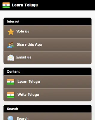 Learn Telugu android App screenshot 5
